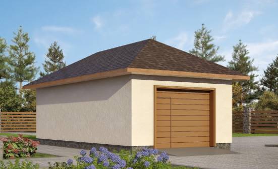 040-001-П Проект гаража из твинблока Кропоткин | Проекты домов от House Expert