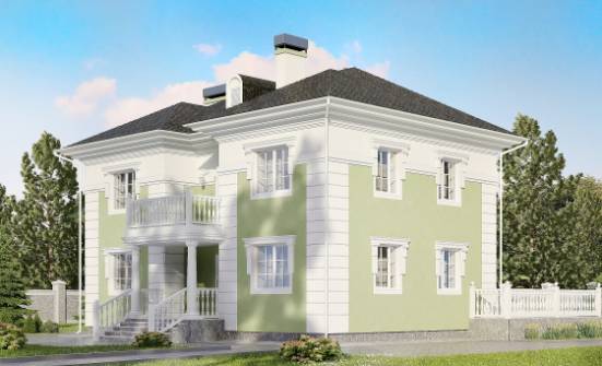 155-005-П Проект двухэтажного дома, бюджетный дом из газосиликатных блоков Кропоткин | Проекты домов от House Expert