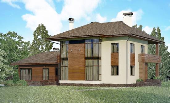 300-001-П Проект двухэтажного дома, просторный дом из кирпича Краснодар | Проекты домов от House Expert