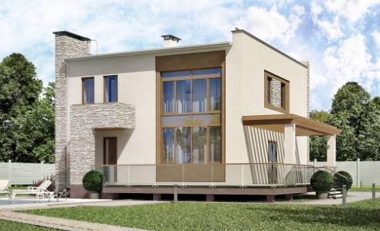 185-001-П Проект двухэтажного дома, просторный дом из пеноблока Кореновск | Проекты домов от House Expert