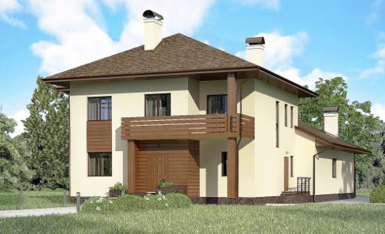 300-001-П Проект двухэтажного дома, просторный дом из кирпича Краснодар | Проекты домов от House Expert