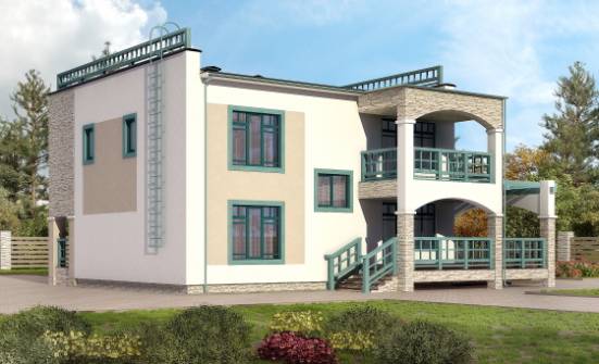 150-010-П Проект двухэтажного дома, классический домик из кирпича Славянск-на-Кубани | Проекты домов от House Expert