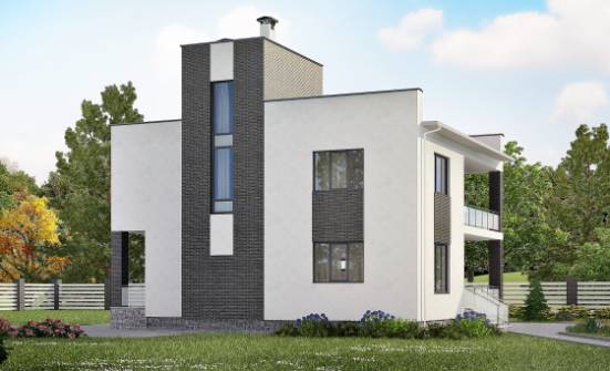 225-001-П Проект двухэтажного дома, уютный дом из арболита Славянск-на-Кубани | Проекты домов от House Expert