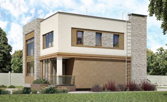 185-001-П Проект двухэтажного дома, просторный дом из пеноблока Кореновск | Проекты домов от House Expert