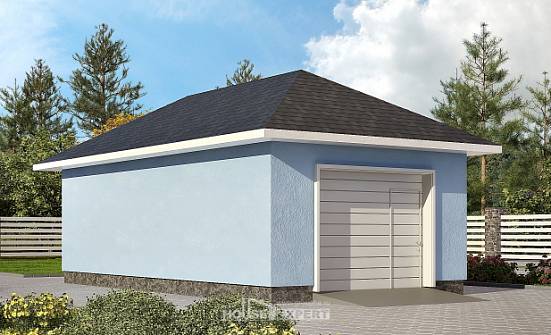040-001-Л Проект гаража из бризолита Сочи | Проекты домов от House Expert