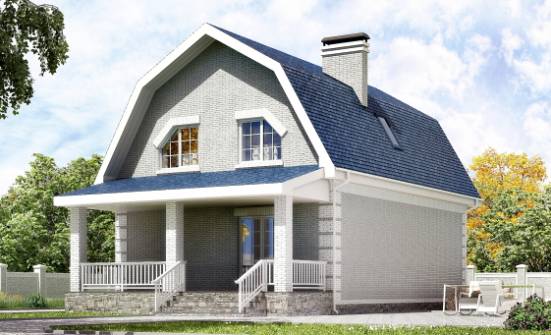 130-005-П Проект двухэтажного дома мансардой, уютный коттедж из арболита Горячий Ключ | Проекты домов от House Expert