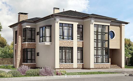 300-005-Л Проект двухэтажного дома, уютный загородный дом из кирпича Абинск | Проекты домов от House Expert