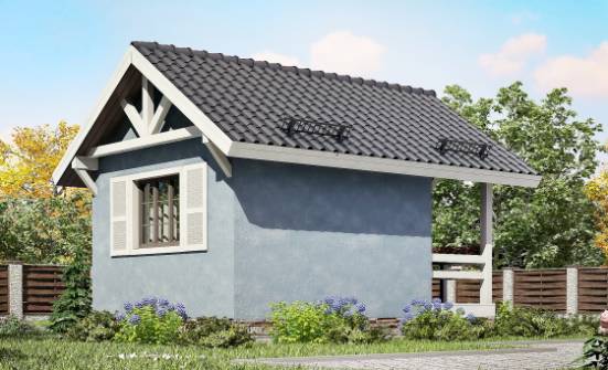 020-001-П Проект одноэтажного дома, доступный дом из дерева Новокубанск | Проекты домов от House Expert