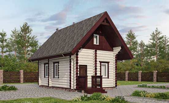 035-001-Л Проект бани из дерева Абинск | Проекты одноэтажных домов от House Expert