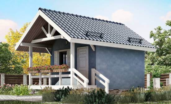 020-001-П Проект одноэтажного дома, доступный дом из дерева Новокубанск | Проекты домов от House Expert