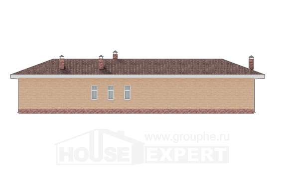 110-006-Л Проект бани из керамзитобетонных блоков Кореновск | Проекты домов от House Expert