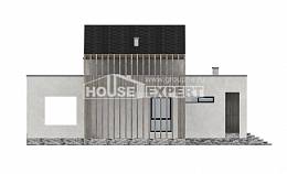 170-011-Л Проект одноэтажного дома, компактный дом из кирпича Тимашёвск | Проекты домов от House Expert