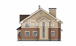 300-004-Л Проект двухэтажного дома, красивый дом из поризованных блоков, Горячий Ключ