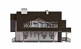 320-001-П Проект двухэтажного дома мансардой, гараж, большой дом из кирпича, Темрюк