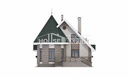 170-003-Л Проект двухэтажного дома с мансардой, красивый дом из газосиликатных блоков, Кореновск