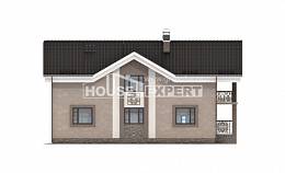 210-003-П Проект двухэтажного дома с мансардным этажом, уютный коттедж из арболита, Краснодар | Проекты домов от House Expert