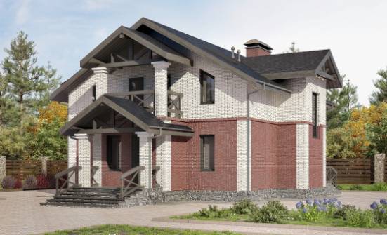 160-014-Л Проект двухэтажного дома, современный дом из керамзитобетонных блоков, Новокубанск