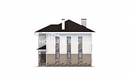 150-014-П Проект двухэтажного дома, небольшой дом из блока, Приморско-Ахтарск