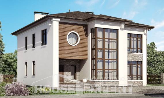 300-005-П Проект двухэтажного дома, большой дом из кирпича, Лабинск