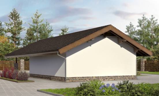 060-005-Л Проект гаража из кирпича Геленджик | Проекты домов от House Expert