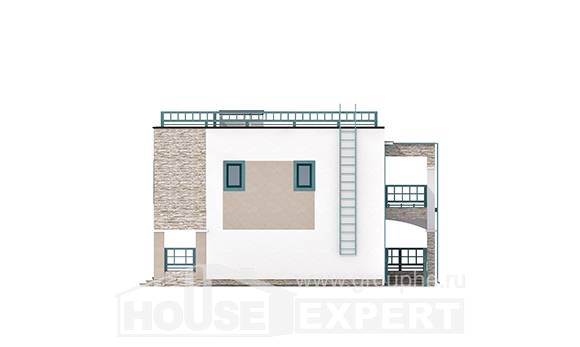 150-010-П Проект двухэтажного дома, простой дом из кирпича, Темрюк