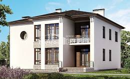 300-005-П Проект двухэтажного дома, красивый дом из кирпича, Крымск
