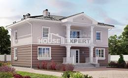 210-005-П Проект двухэтажного дома, средний дом из керамзитобетонных блоков, Лабинск