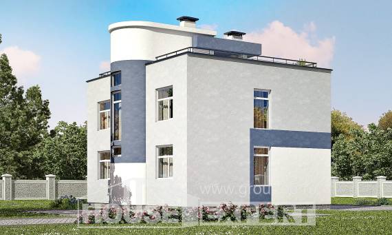 180-005-П Проект двухэтажного дома, простой дом из газобетона, Кореновск