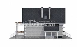 200-009-П Проект трехэтажного дома мансардой, гараж, средний коттедж из газосиликатных блоков, Ейск