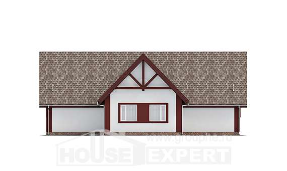 145-002-Л Проект гаража из теплоблока Темрюк | Проекты домов от House Expert