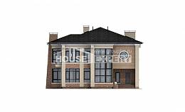 300-005-Л Проект двухэтажного дома, классический загородный дом из кирпича, Тихорецк