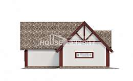 145-002-Л Проект гаража из теплоблока Крымск | Проекты домов от House Expert
