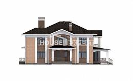 520-001-П Проект трехэтажного дома, современный дом из бризолита, Тихорецк
