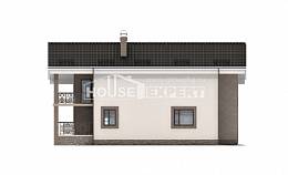 210-003-П Проект двухэтажного дома мансардный этаж, классический домик из керамзитобетонных блоков, Славянск-на-Кубани | Проекты домов от House Expert