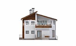 180-009-П Проект двухэтажного дома мансардой, просторный загородный дом из кирпича, Кропоткин