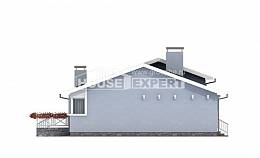 110-003-Л Проект одноэтажного дома, доступный коттедж из пеноблока, Анапа