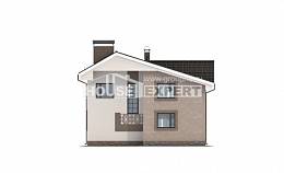 210-003-П Проект двухэтажного дома с мансардой, современный дом из бризолита, Темрюк | Проекты домов от House Expert