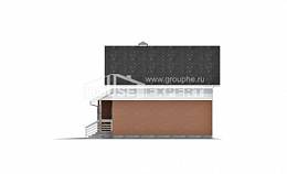 120-002-Л Проект двухэтажного дома мансардой, гараж, красивый дом из твинблока, Тихорецк