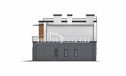260-002-П Проект двухэтажного дома, гараж, огромный домик из бризолита, Новороссийск | Проекты домов от House Expert