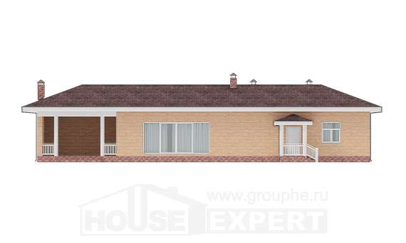 110-006-Л Проект бани из бризолита Горячий Ключ | Проекты домов от House Expert