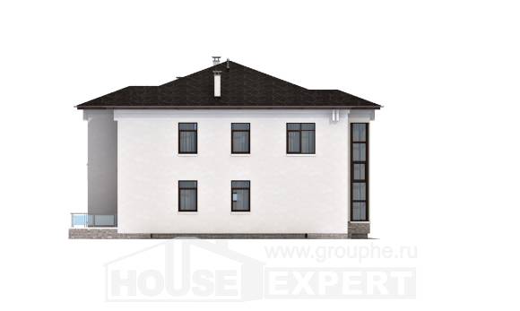 300-005-П Проект двухэтажного дома, современный дом из кирпича, Горячий Ключ