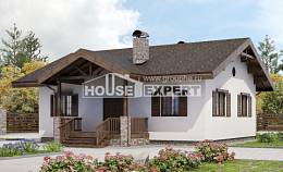 090-002-П Проект одноэтажного дома, классический дом из кирпича, Горячий Ключ | Проекты домов от House Expert
