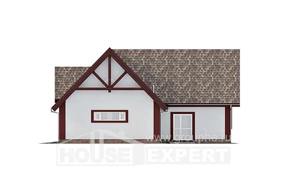 145-002-Л Проект гаража из пеноблока Темрюк | Проекты домов от House Expert