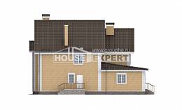 320-003-Л Проект двухэтажного дома, уютный дом из газосиликатных блоков, Анапа