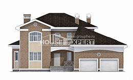 335-002-П Проект двухэтажного дома, гараж, классический дом из кирпича, Темрюк