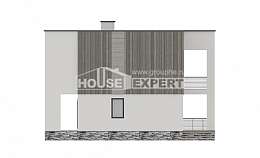 150-017-П Проект двухэтажного дома, небольшой домик из поризованных блоков Новокубанск | Проекты домов от House Expert