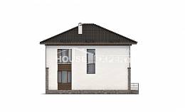 170-005-П Проект двухэтажного дома, недорогой домик из арболита, Кропоткин