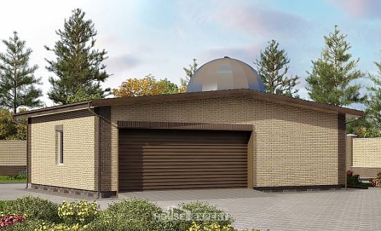 075-001-Л Проект гаража из кирпича Туапсе | Проекты домов от House Expert