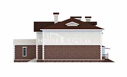380-001-Л Проект двухэтажного дома, гараж, классический загородный дом из кирпича, Абинск