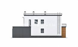 260-002-П Проект двухэтажного дома, гараж, современный загородный дом из газобетона, Кропоткин | Проекты домов от House Expert
